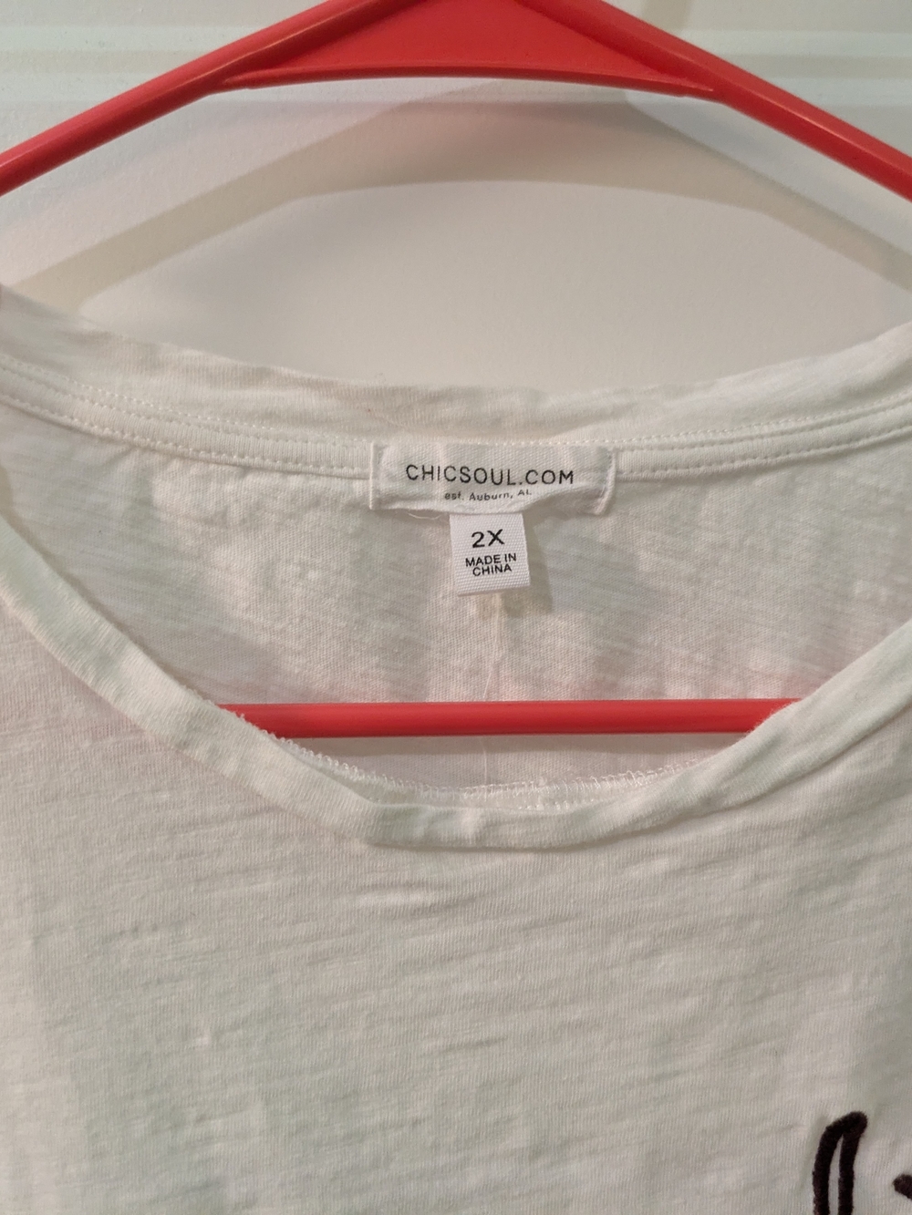 🔴 3/$15 Weekend Script Graphic Tee - White - Picture 3 of 11